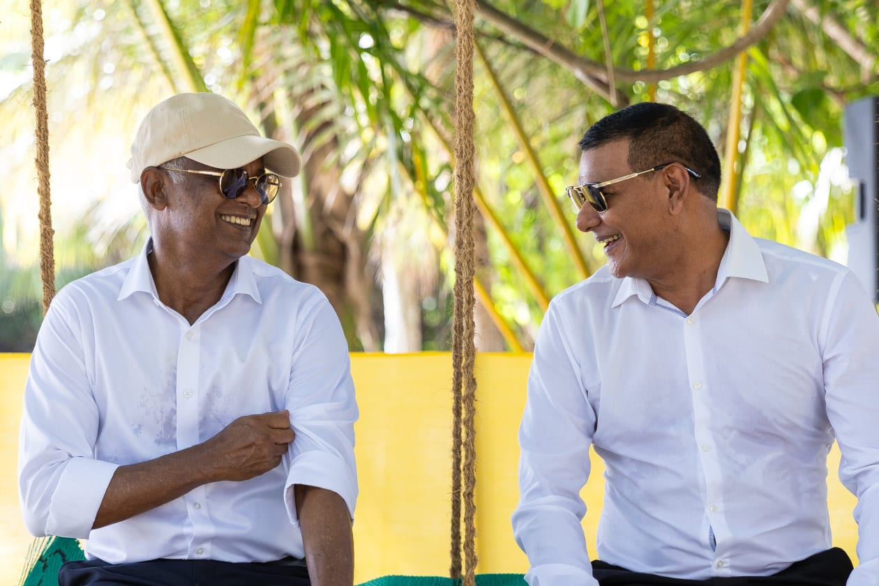 މި އަހަރުގެ ރިޔާސީ އިންތިހާބަށް ތައްޔާރުވުމުގެ ގޮތުން ރައީސް ސޯލިހް ކުރައްވާ ދަތުރުތަކުގެ ތެރެއިން ށަވިޔަނި އަތޮޅަށް ކުރެއްވި ދަތުރުފުޅުގެ ތެރެއިން؛ ށ. ނަރުދޫ  --- ފޮޓޯ؛ މުހައްމަދު ޝާބިން / އަދަދު