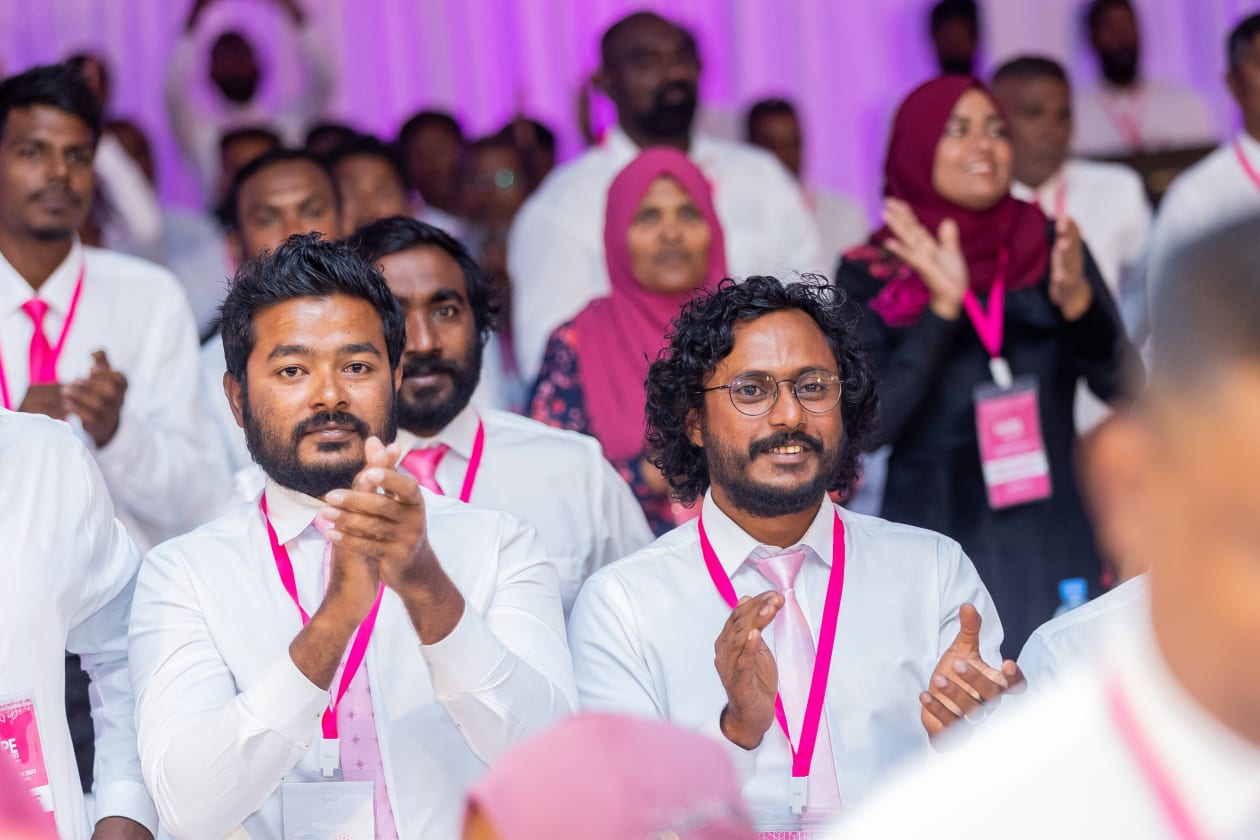 ފެބްރުއަރީ 2، 2023: ޕީޕީއެމްގެ "ހޯޕް ކޮންފަރެންސް" ގެ ތެރެއިން -- ފޮޓޯ: މުހައްމަދު ޝާބިން/އަދަދު