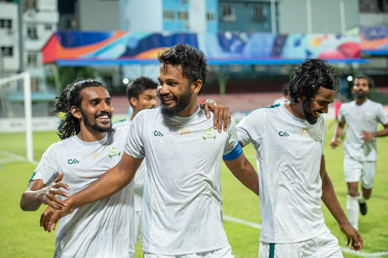 ޕްރެސިޑެންޓްސް ކަޕް މެޗެއްގެ ތެރެއިން --- ފޮޓޯ؛ މުހައްމަދު ޝާބިން / އަދަދު