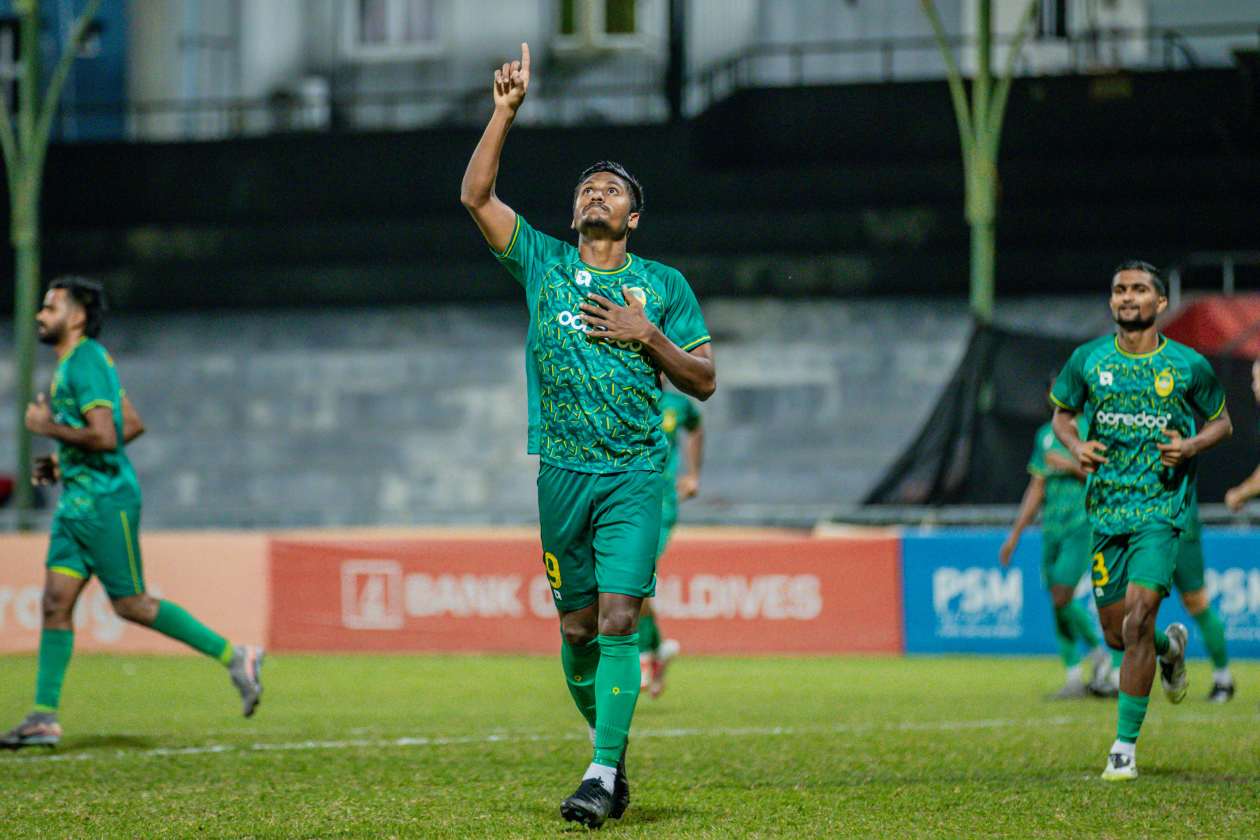 MALE, Maldives (February 25): Odi Sports Club has secured its first-ever President’s Cup title after a 5-4 penalty shootout victory over Maziya Sports and Recreation, following a 1-1 draw in regular time. Odi makes history as the first team to achieve such a feat in their debut season in the top flight. --- Photo: Raif Yoosuf / Adhadhu Sports