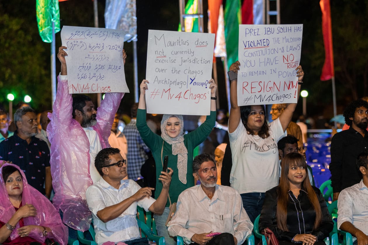 Photo: Opposition rally over southern border issue
