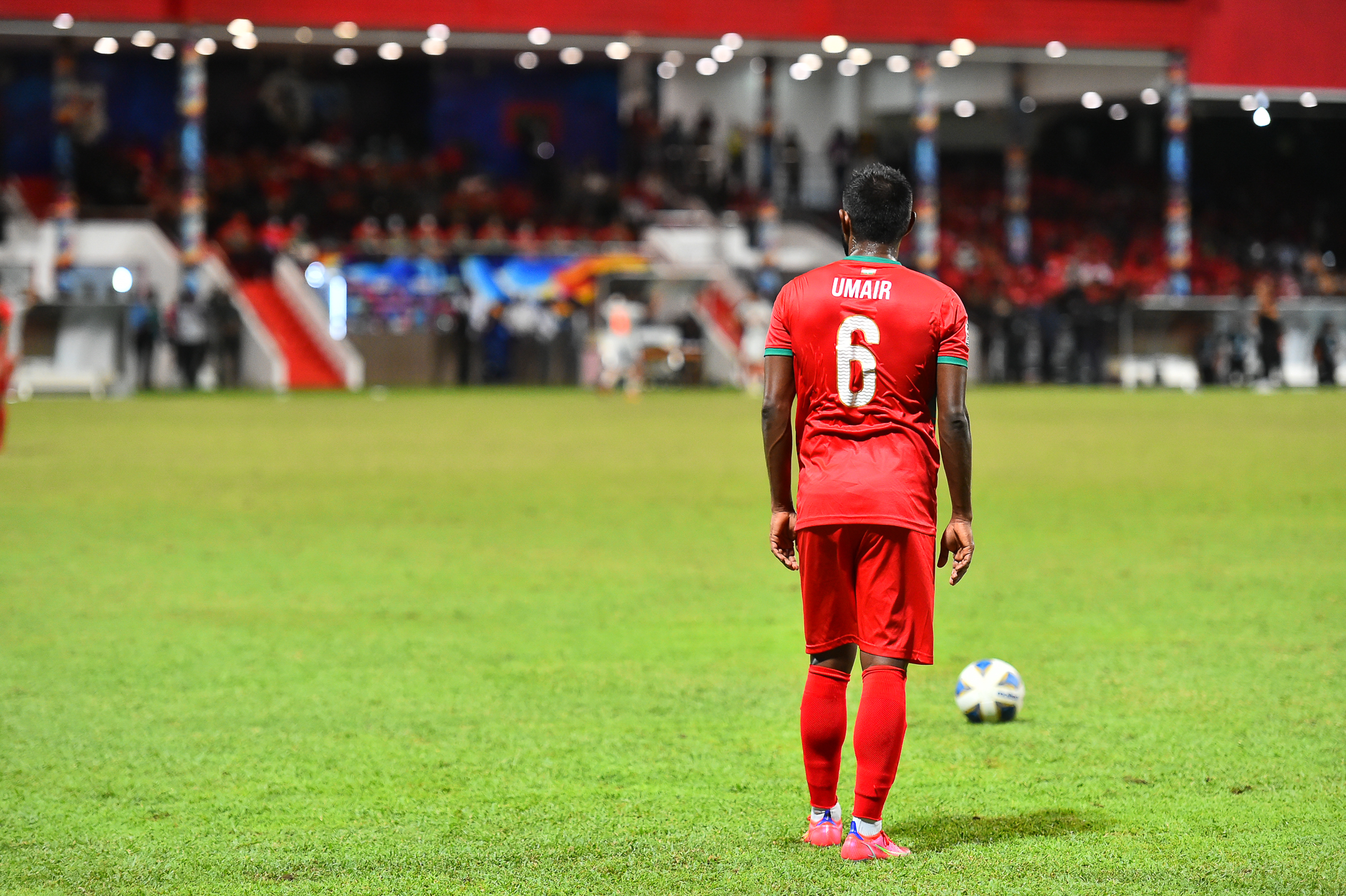 އޮކްޓޯބަރު 13، 2021: އުރީދޫ ސާފް ޗެމްޕިއަންޝިޕްގައި އިންޑިއާ އާއި ރާއްޖެ ބައްދަލުކުރި މެޗުގެ ތެރެއިން: މި މެޗުން 1 - 3 ގެ ނަތީޖާއަކުން ކާމިޔާބުކުރީ އިންޑިއާއިން. -- ފޮޓޯ: ހުސެއިން ވަހީދު / އަދަދު