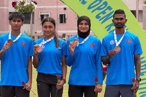 އިންޑިއާގެ އިންވިޓޭޝަނަލް ރިލޭ މުބާރާތުން ރާއްޖެ އަށް ލޯ މެޑަލެއް