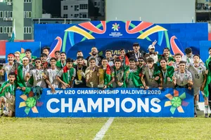 ބަންގްލަދޭޝް އިން 20 އަހަރުން ދަށުގެ ސާފް ޗެމްޕިއަންޝިޕް ކާމިޔާބުކޮށްފި