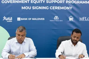 އިކުއިޓީ ހިލޭ ކުރާ ޕްރޮގްރާމުގެ އެއްބަސްވުމުގައި ސޮއިކޮށްފި 