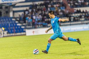 Hat-trick hero Chhetri leads India to a comfortable win against Pakistan