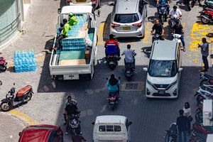 Malé roads closed to vehicles on eid evening