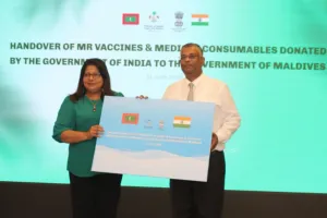 India donates 20,000 doses of measles vaccine 