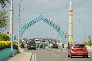 Driver arrested after taxi hits policeman