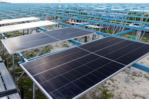 Solar panel installation begins near Sinamale' bridge