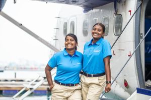 ކަނޑަށް ޖައްސާ ބޯޓުތަކުގެ ފުރަތަމަ ދެ އަންހެން ފަޅުވެރިން  