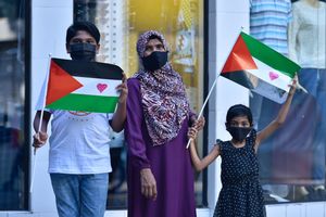 ދިވެހިން ފަލަސްތީނާއެކު؛ ދައްކާލީ ނުހަނު ބޮޑު ލޯތްބެއް! 