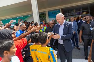 Infantino’s historic visit marks new era for Maldivian football