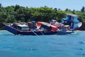 މުދާ ބަރުކޮށްގެން ދިޔަ ދޯންޏެއް މާވައިދޫ ކައިރި ފަރަކަށް އަރައިފި