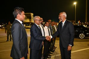 Muizzu begins official visit to Estonia