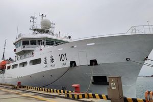 Second Chinese research vessel west of Maldives