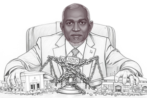 2025: ފަނޑިޔާރުގެ ފުށުން ޖަހާލައި ބާރުތައް މުއިއްޒުގެ މުށުތެރެއަށް މަހާލި އަހަރެއް