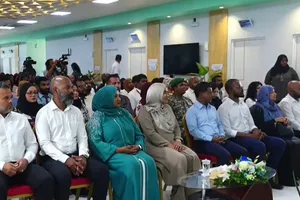 ސާޖިދާގެ ޖަލްސާ ބޭއްވީ ހޮސްޕިޓަލުގެ ވެއިޓިން އޭރިޔާގައި 