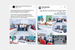 އިކޮނޮމިކް މިނިސްޓްރީގެ ބައްދަލުވުމެއްގައި ޕީއެންސީގެ ހަރަކާތެއް
