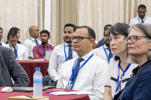 Minister calls for second term for Muizzu at LGA forum