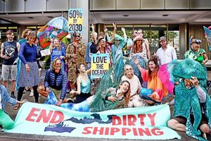 Activists protest over ship pollution at maritime meet