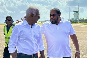 ސަން އައިލެންޑުގައި ދެ ދުވަހު އުޅުއްވުމަށް ފަހު ރައީސް މާލެއަށް