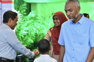 ރައީސްގެ ދެ ކަނބަލުންނާ އީދު ސަލާން ކުރުން އޮންނާނެ