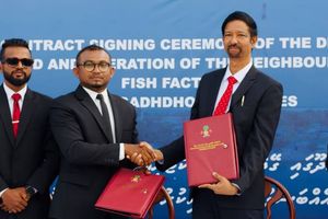 ގައްދޫ ގޭދޮށު މަސް ފެކްޓަރީގެ މަސައްކަތް ލަންކާ ކުންފުންޏަކަށް