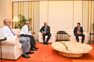ކުދި ޖަޒީރާތަކުގެ ކޮންފަރެންސަށް ރައީސް ފުރާވަޑައިގެންފި