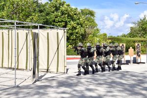 ހުޅުމާލޭގައި ސިފައިން ތަމްރީނެއް ހަދާތީ ސަމާލުވާން އެދެފި 