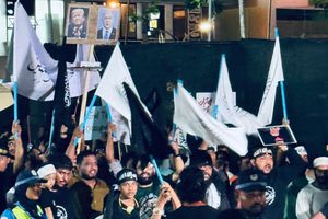 ފަލަސްތީނުގެ ދިފާއުގައި މާލޭގައި ބޮޑު ހިނގާލުމެއް ބާއްވައިފި