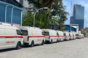 ތިން ދުވަސް ތެރޭގައި އަތޮޅުތަކަށް 20 އެމްބިއުލާންސް ފޮނުވަނީ