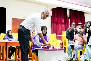 Muizzu leads with more than half the boxes counted