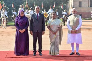 India officially welcomes Muizzu and Sajidha