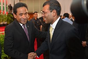 ނަޝީދު ބޭނުންފުޅުވަނީ އެމްޑީޕީ/ޕީޕީއެމްގެ ސަރުކާރެއް 
