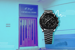 އަންހެން ހެދުން އަޅައިގެން ފިހާރައަކަށް ވަދެ 67500 ރުފިޔާގެ ގަޑިއެއް ވަގަށް ނަގައިފި