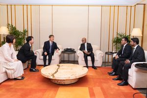 Leader of China's Consultative Conference in Maldives