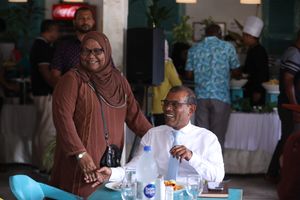 ޕްރައިމަރީގެ ނާކާމިޔާބަށް ފަހު ފުރަތަމަ ފަހަރަށް ނަޝީދު ސަޕޯޓަރުންނާ އެކު