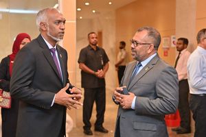 ރަސްމީ ދަތުރުފުޅެއްގައި މިނިސްޓަރު ޒަމީރު ސައުދީއަށް 