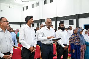 Vilufushi council President thanks former govt for projects