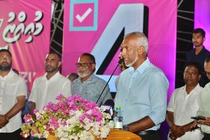 ލާމުގައި ޓްރާންސްޝިޕްމަންޓް ބަނދަރެއް ހަދަން މުއިއްޒު ވައުދުވެއްޖެ
