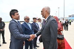 President Muizzu departs on Indian Defense Ministry aircraft