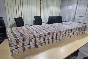 Police seize 221 cigarette cartons, detain three expats