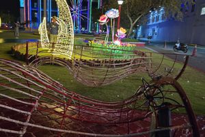 Electricity cables stolen from Eid lights