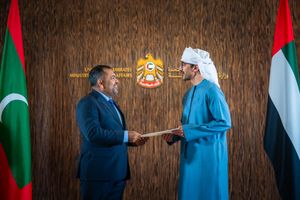 Zameer meets Foreign Minister of UAE