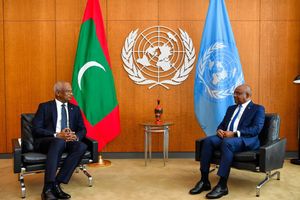 ރައީސް ސޯލިހު އދ.ގެ ރައީސްއާ ބައްދަލުކުރައްވައިފި
