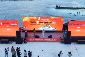 Addu resort worker wins first Dhiraagu speedboat