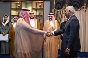 Saudi Arabian business delegation meets Muizzu