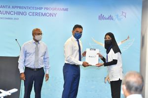 މަންޓާ އެއާއާ އެކީ "އުދުހިލަން" 10 ޒުވާނަކަށް ފުރުސަތު ދީފި