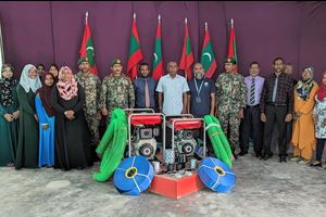 ފަސް ރަށަކަށް ސަރުކާރުން ފެން ހިއްކާ ޕަންޕު ފޯރުކޮށްދީފި
